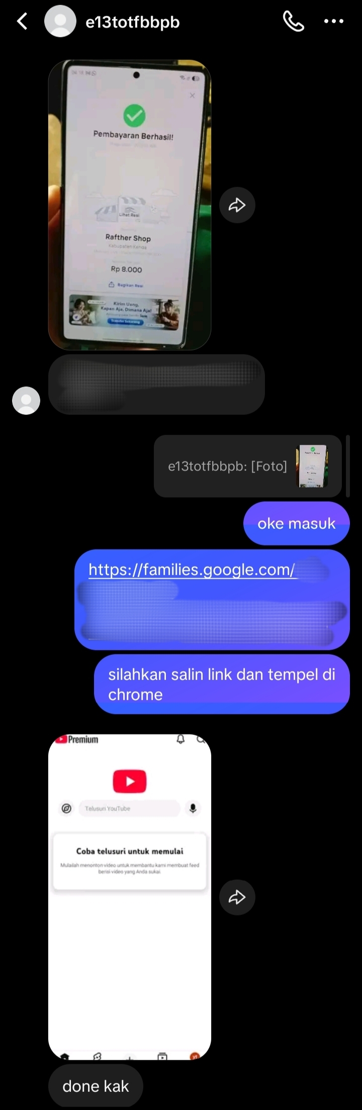 Testimoni Pembeli YouTube Premium 2